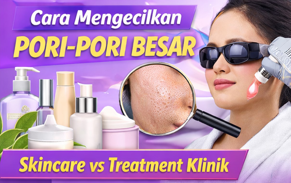 cara mengecilkan pori pori besar