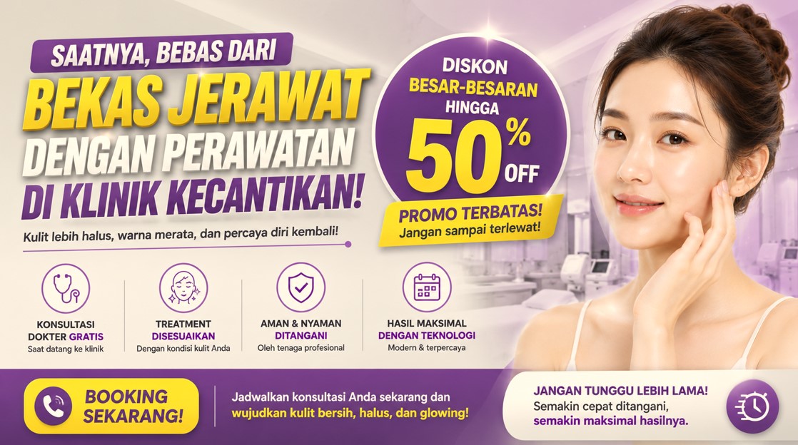 perawatan bekas jerawat di klinik kecantikan