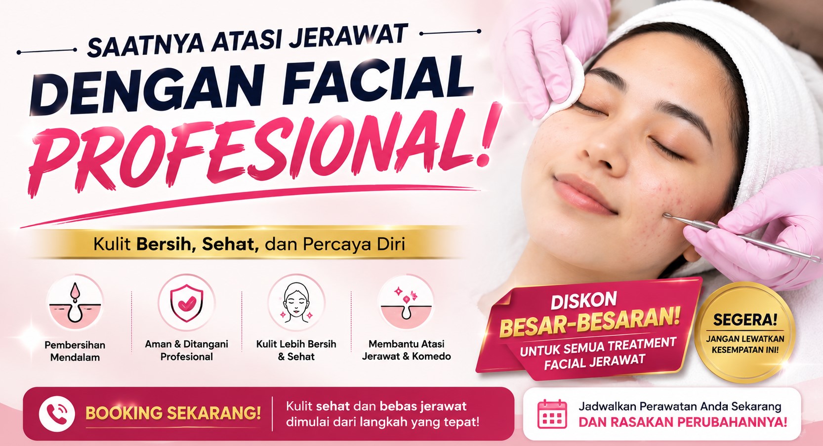 klinik facial jerawat di Surabaya