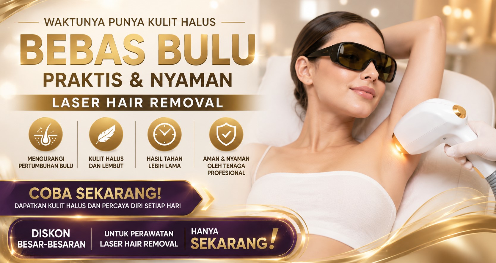 Cara Menghilangkan Bulu Permanen Laser Hair Removal di Surabaya