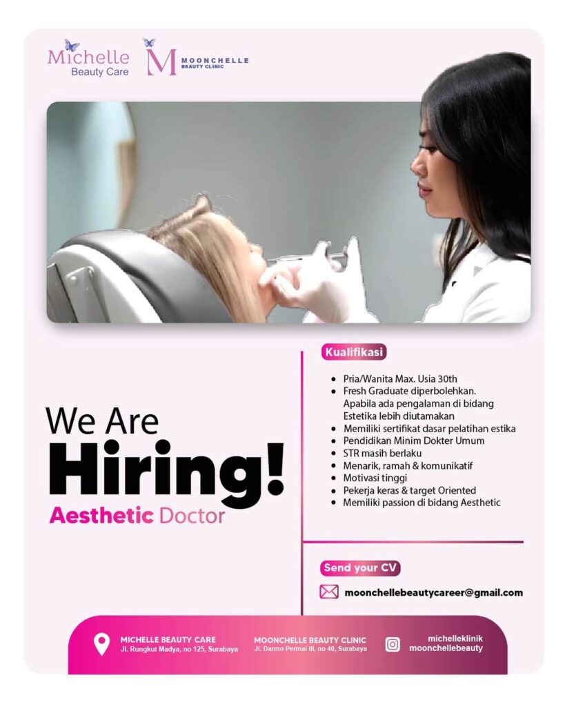 loker dokter klinik kecantikan surabaya